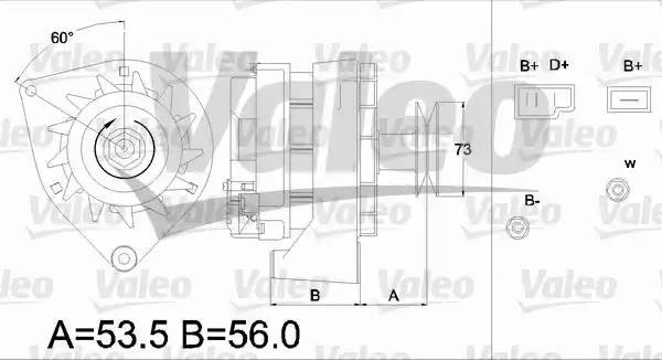 Генератор 436208 VALEO PHC