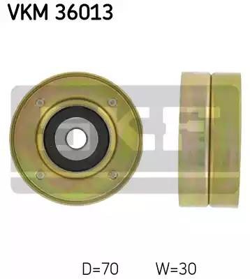 Паразитный / ведущий ролик, поликлиновой ремень VKM36013 SKF