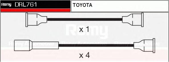 Ккомплект проводов зажигания DRL761 DELCO REMY