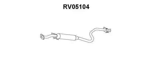 Предглушитель выхлопных газов RV05104 VENEPORTE