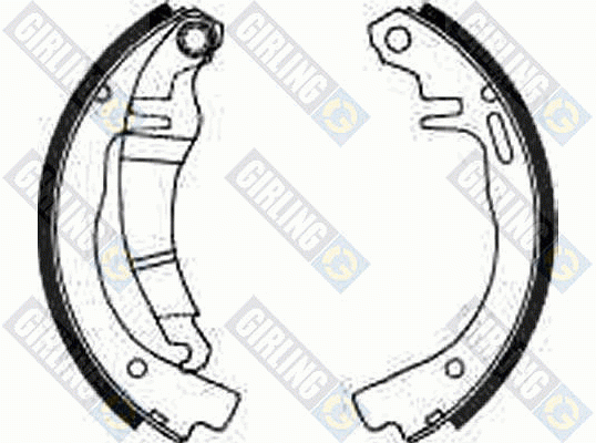 Комплект тормозных колодок 5181449 GIRLING