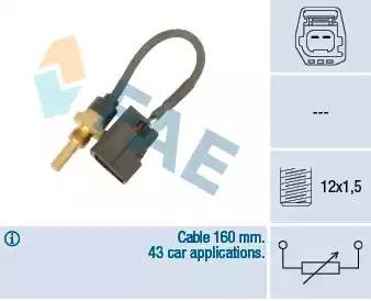Температурный датчик охлаждающей жидкости 32425 FAE