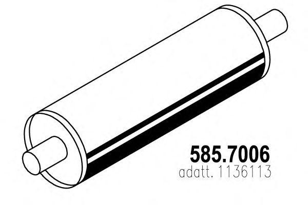 Система выпуска ОГ 5857006 ASSO