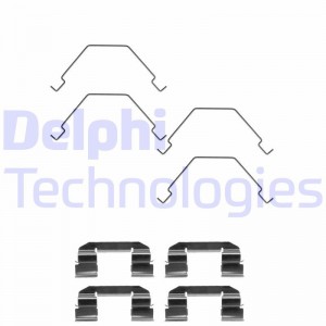Комплектующие, колодки дискового тормоза LX0375 DELPHI