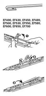Щетка стеклоочистителя EF580 TRICO