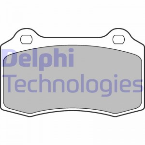Комплект тормозных колодок, диско LP1700 DELPHI