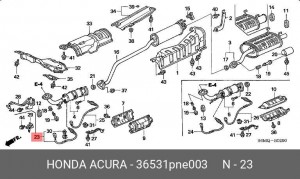 Лямбда-зонд 36531PNE003 HONDA