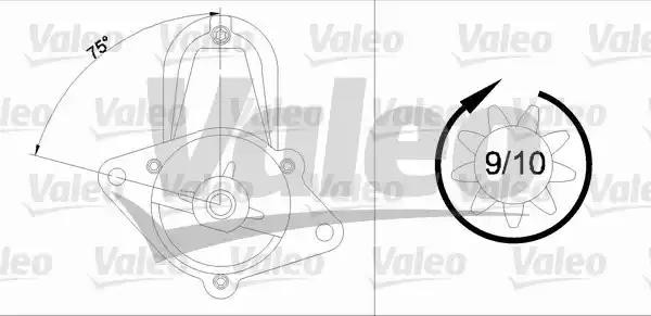 Стартер 436056 VALEO PHC