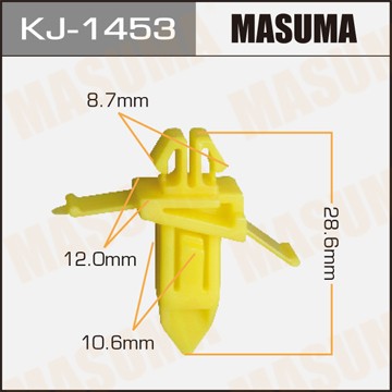 Клипса крепежная KJ1453 MASUMA