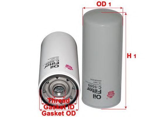 Фильтр масляный двигателя C5509 SAKURA