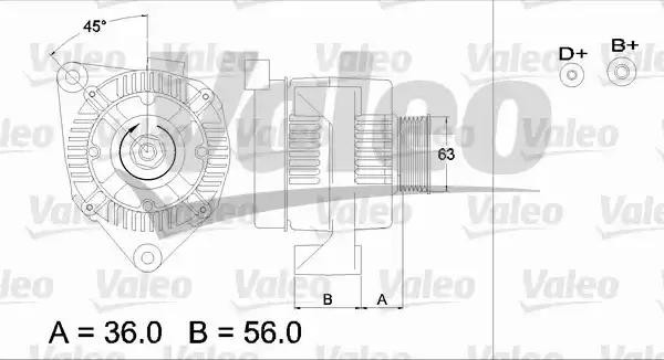 Генератор 436668 VALEO PHC