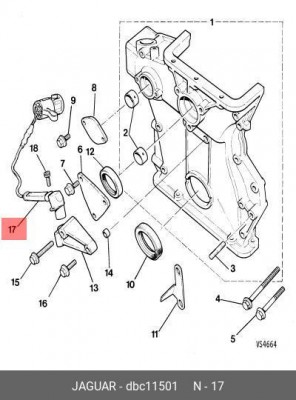 Датчик импульсов DBC11501 JAGUAR