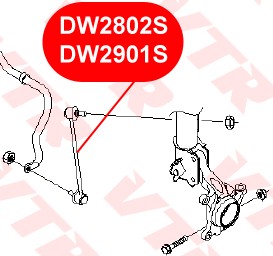 Стойка стабилизатора DW2901S VTR