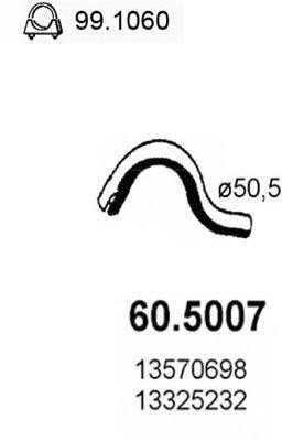 Выпускной трубопровод 605007 ASSO