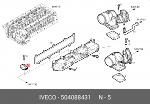 Датчик, давление наддува 504088431 IVECO