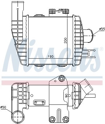 Интеркулер 96661 NISSENS