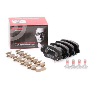 Комплект тормозных колодок, диско P59038 BREMBO