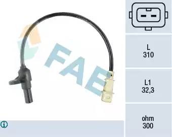 Датчик частоты вращения, управление двигателем 79084 FAE