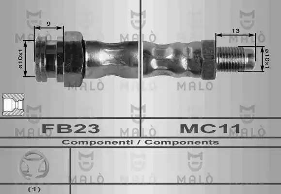 Тормозной шланг 8489 MALO