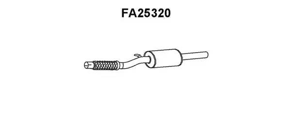 Предглушитель выхлопных газов FA25320 VENEPORTE