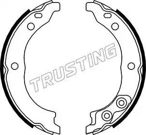 Комплект тормозных колодок, стояночная тормозная система 034113K TRUSTING