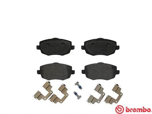 Комплект тормозных колодок, диско P23095 BREMBO