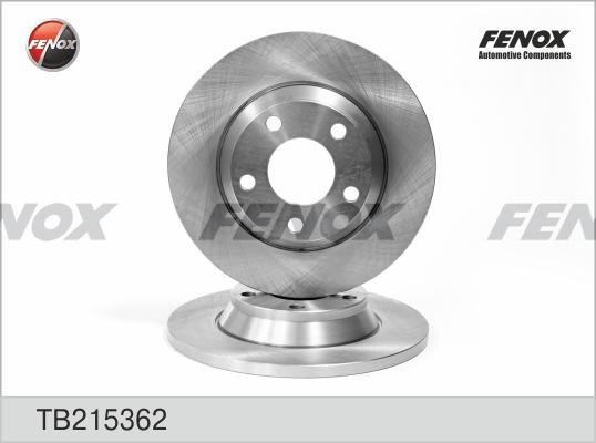 Диск тормозной TB215362 FENOX
