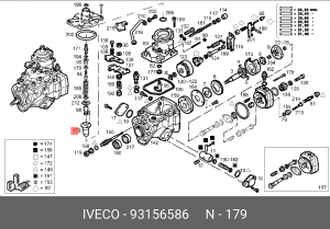 Втулка 93156586 IVECO