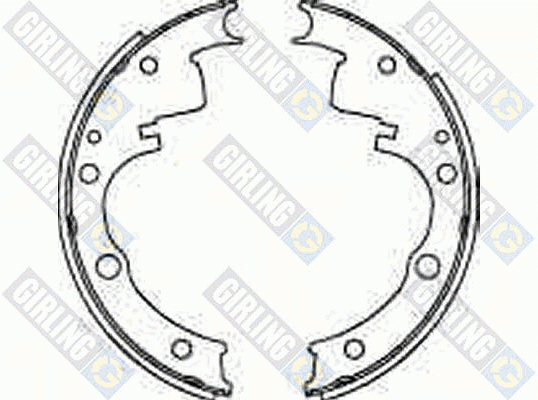 Комплект тормозных колодок 5162096 GIRLING