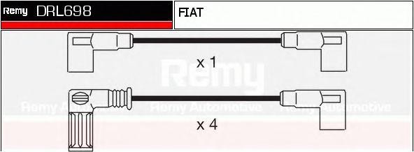 Ккомплект проводов зажигания DRL698 DELCO REMY