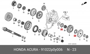 Деталь 91022P0Y006 HONDA