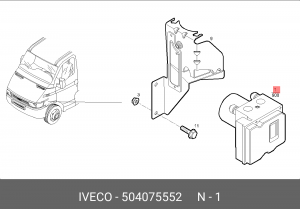 Гидроагрегат, тормозная система 504075552 IVECO