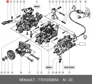 Подъёмный магнит 7701030854 RENAULT