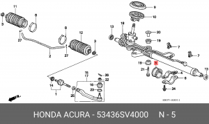 Подушка крепления рулевой рейки 53436SV4000 HONDA