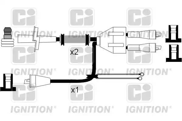 Ккомплект проводов зажигания XC1052 QUINTON HAZELL