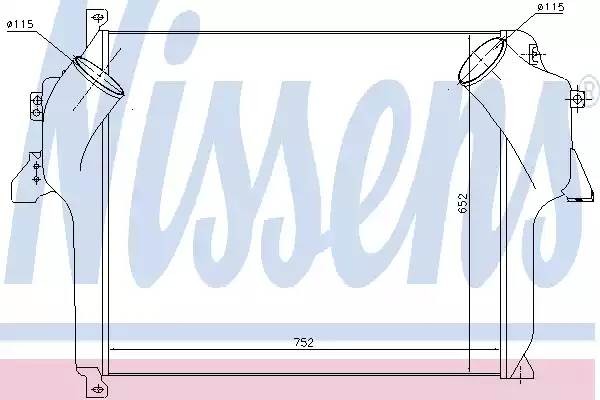 Интеркулер 96971 NISSENS