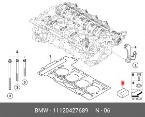 Прокладки ГБЦ (комплект) 11 12 0 427 689 BMW