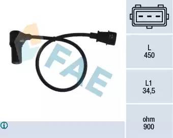 Датчик частоты вращения, управление двигателем 79074 FAE