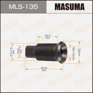Футорка колесная MLS-135 MASUMA