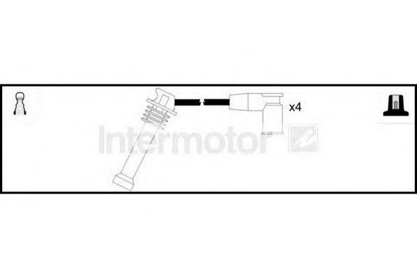 Ккомплект проводов зажигания 83069 STANDARD