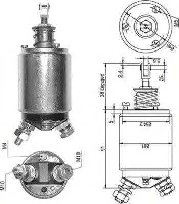Тяговое реле, стартер 940113050253 MAGNETI MARELLI