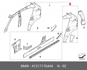 Деталь 41 21 7 176 444 BMW