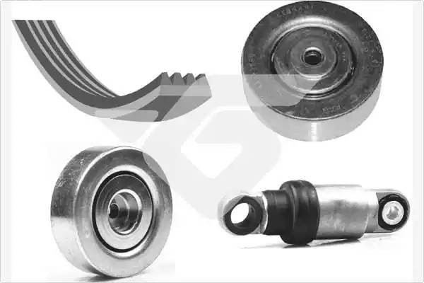 Поликлиновой ременный комплект KHV118 HUTCHINSON