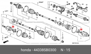 Деталь 44338SB0300 HONDA