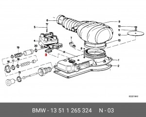 Прокладка 13 51 1 265 324 BMW