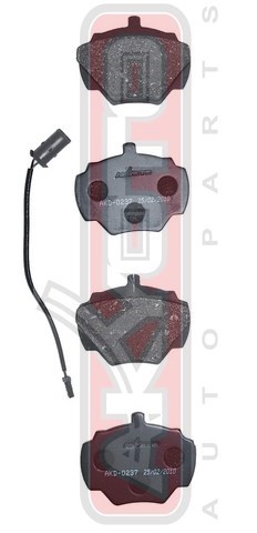 Колодки тормозные дисковые AKD-0237 AKYOTO