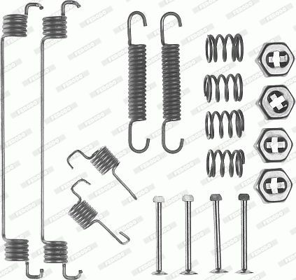 Комплектующие, тормозная колодка FBA126 FERODO