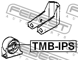 Подушка двигателя TMB-IPS FEBEST