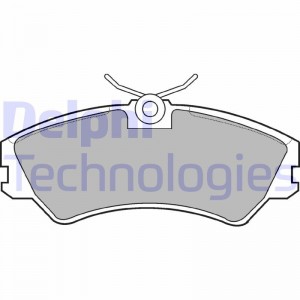 Комплект тормозных колодок, диско LP668 DELPHI