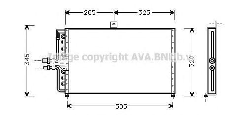 Конденсатор, кондиционер FD5234 AVA